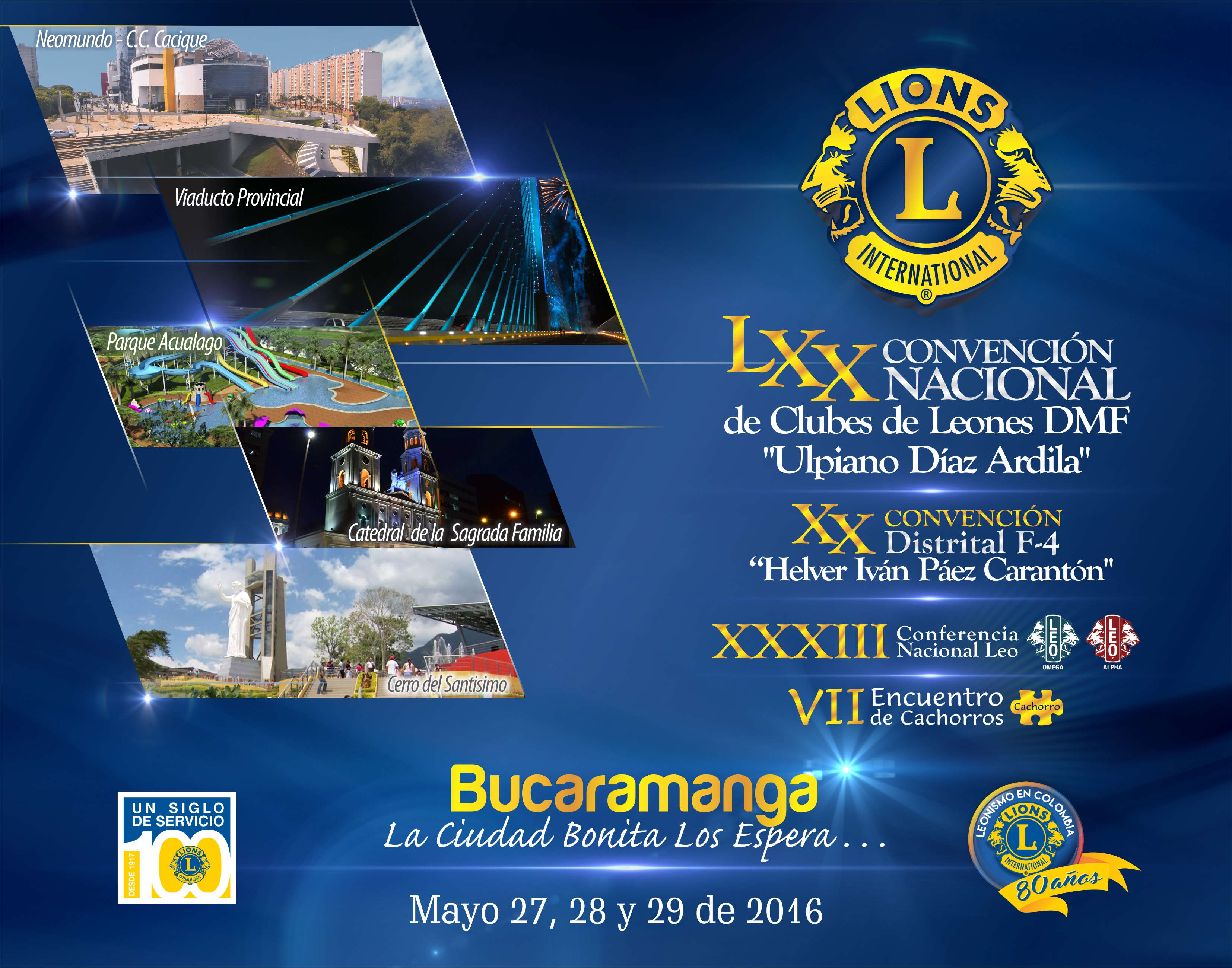 Convención Nacional de Leones Bucaramanga 2016